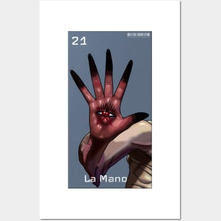 Pale Man Hand La Mano Posters and Art